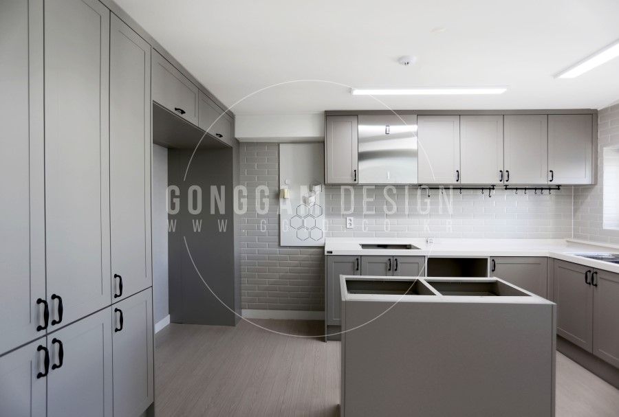 분당구 수내동 양지마을 한양아파트 61평 아파트 주방 인테리어 시공 사진